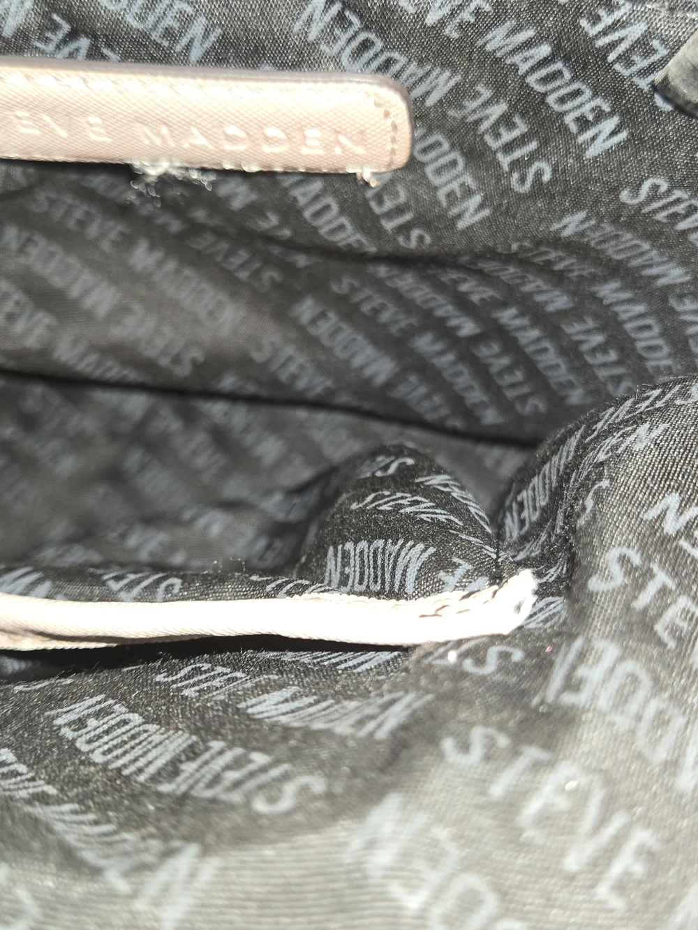 Steve Madden Light Pink Crossbody or Handbag Interior View